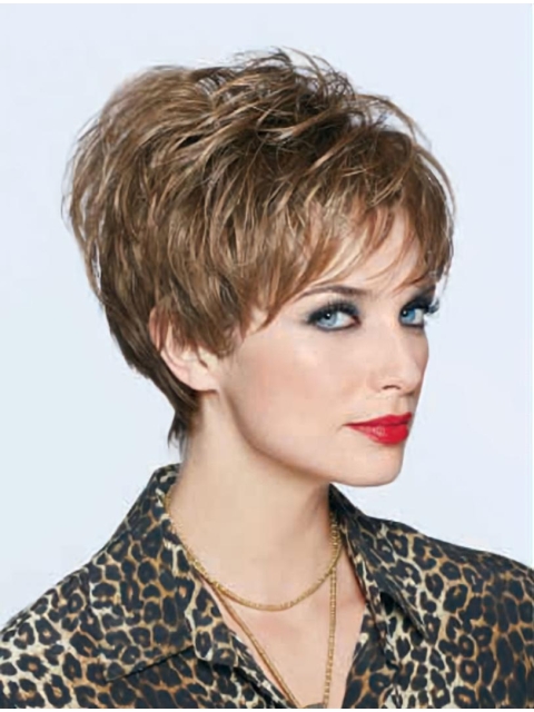 Lace Front Cosy Boycuts Wavy Short Wigs