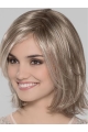 Blonde Discount Wavy Chin Length Synthetic Bob Wigs