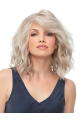 100% Hand-Tied Wavy 10" Blonde Synthetic Chin Length Bob Wigs