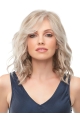 100% Hand-Tied Wavy 10" Blonde Synthetic Chin Length Bob Wigs