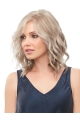 100% Hand-Tied Wavy 10" Blonde Synthetic Chin Length Bob Wigs