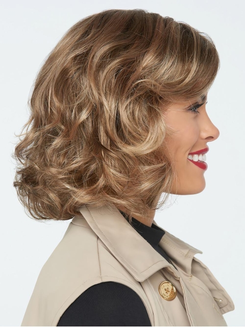 Wavy Chin Length 12" Monofilament Bob Best Synthetic Wigs