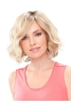 11" Wavy Monofilament Best Synthetic Blonde Wigs