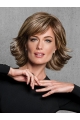 Brown Capless 12" Layered Top Synthetic Wigs