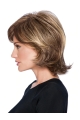 Brown Capless 12" Layered Top Synthetic Wigs