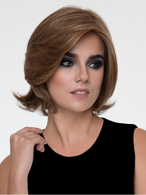 Chin Length Monofilament Best Synthetic Wigs Brand