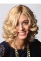 14" Blonde Capless Human Hair Wigs