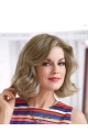 New Blonde Wavy Chin Length Classic Wigs