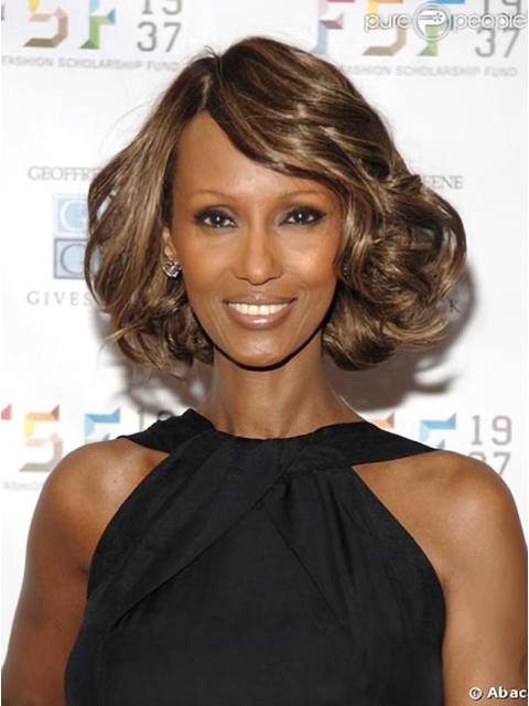 Iman Beautiful Elegante Lace Front Wig Top Quality Synthetic Hair Wigs