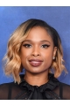 Wavy Ombre/2 Tone Lace Front Chin Length Bobs Jennifer Hudson Wigs