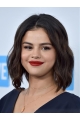 Wavy Chin Length Brown Synthetic Selena Gomez Wigs