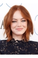 12" Lace Front Chin Length Auburn Bobs Emma Stone Wigs