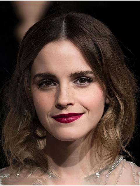 Synthetic Chin Length Lace Front 12" Emma Watson Wigs