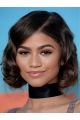 Lace Front 12" Wavy Chin Length Bobs Zendaya Wigs