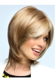 Blonde Wavy Synthetic Flexibility Medium Wigs