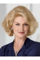 Glamorous Blonde Wavy Chin Length Classic Wigs