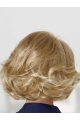 Glamorous Blonde Wavy Chin Length Classic Wigs