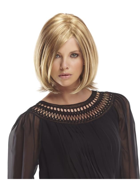 Lace Front Nice Wavy Synthetic Medium Wigs