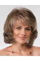 New Brown Wavy Chin Length Synthetic Wigs