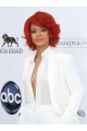 Incredible Red Wavy Chin Length Rihanna Wigs