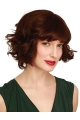 Monofilament Wavy Remy Human Hair New Medium Wigs