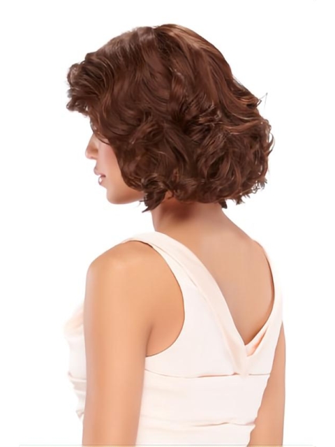 Cool Monofilament Wavy Chin Length Classic Wigs