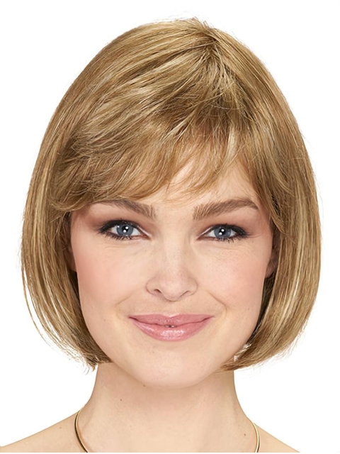 Monofilament Synthetic Chin Length 10" Wigs Bob Style