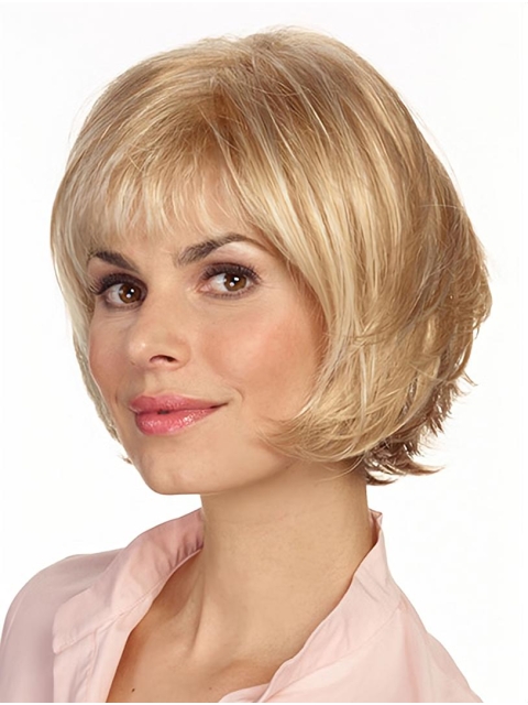 Monofilament Synthetic Chin Length 10" Bob Wig