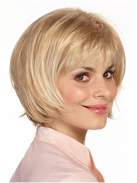 Monofilament Synthetic Chin Length 10" Bob Wig