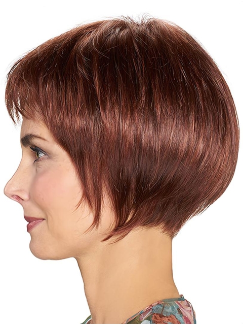 Monofilament Synthetic Chin Length 10" Bob Wigs