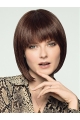 Chin Length 100% Hand-tied Remy Human Hair Straight Bob Style Wig