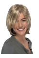 Synthetic Straight Capless Blonde Bobs 11" Ladies Wigs