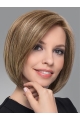 Blonde Trendy Straight Chin Length Synthetic Bob Wigs