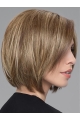 Blonde Trendy Straight Chin Length Synthetic Bob Wigs