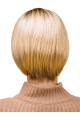 Synthetic 10" Straight Chin Length Blonde Bob Style Wig