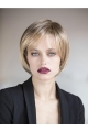 Monofilament Blonde Bobs 10" Medium Length Hairstyles