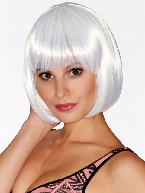 10" Straight  Bobs Medium Wigs