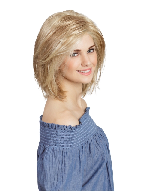 Monofilament Straight 12" Blonde Bob Wigs