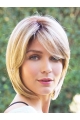 10" Chin Length Blonde Straight Fabulous Bob Wigs