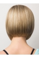 10" Chin Length Blonde Straight Fabulous Bob Wigs