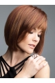 10" Chin Length Auburn Straight Fashionable Bob Wigs