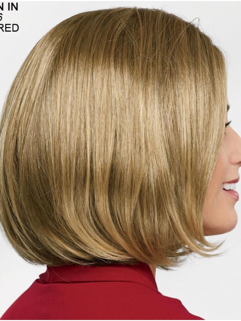 12" Chin Length Blonde Straight Modern Bob Wigs