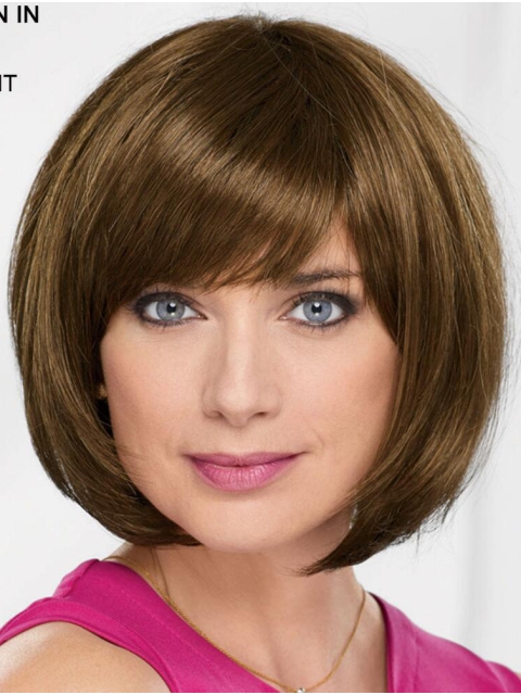 10" Chin Length Blonde Straight Online Bob Wigs