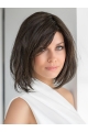 Brown 10" Straight Chin Length Bob Wigs