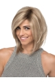 Blonde Lace Front 12" With Bangs Fashionable Synthetic Wigs