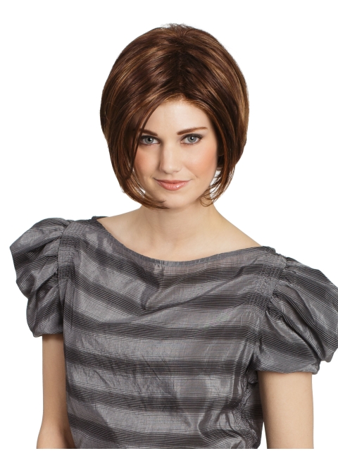 Lace Front Straight 10" Auburn Wigs Bob