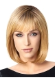 10" Straight Blonde Bobs Medium Wigs