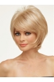 Chin Length Monofilament Synthetic Mono Synthetic Wigs For Women