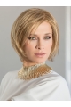 Chin Length Straight Blonde Layered 100% Hand Tied Synthetic Wigs