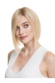 Top Straight 10" Blonde Chin Length Human Hair Wigs